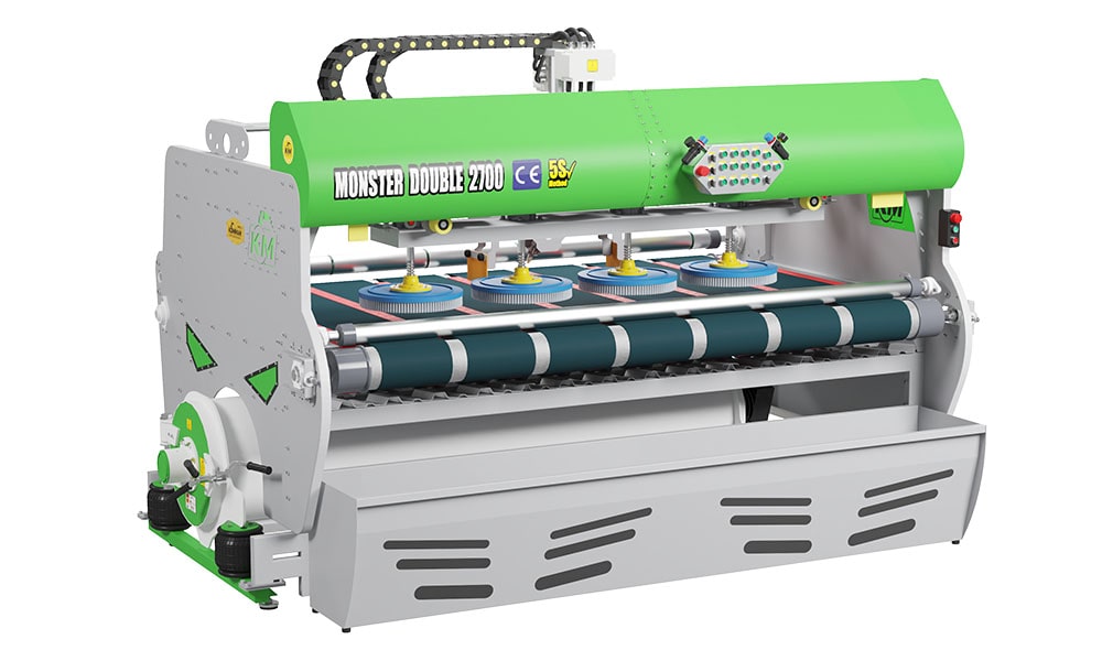 Makinë larëse qilimash dhe qilimash plotësisht automatike Monster Double 2700 jeshile