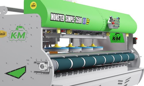 Makinë larëse qilimash dhe qilimash plotësisht automatike Monster Simple 3500 jeshile