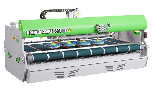 Makinë larëse qilimash dhe qilimash plotësisht automatike Monster Simple 3500 jeshile