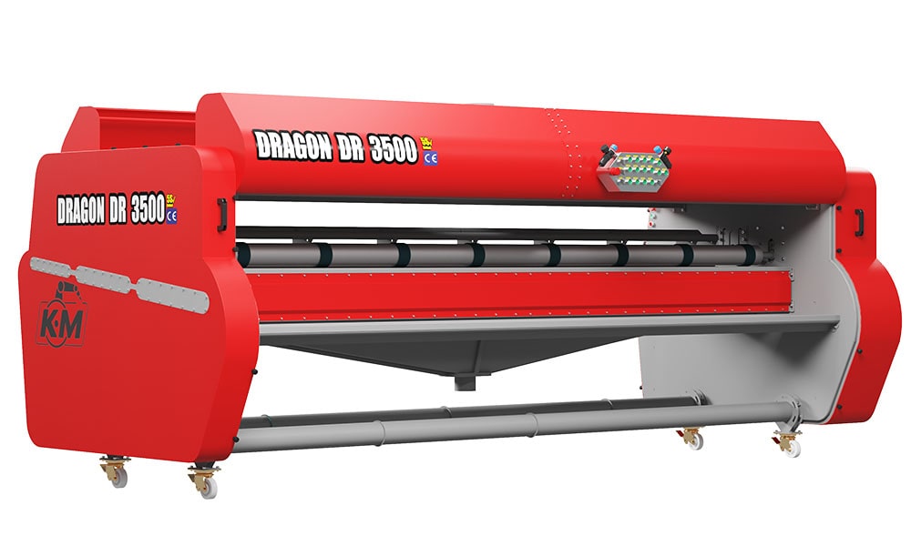 Дракон машина за разтупване на килими DR 3500 червен