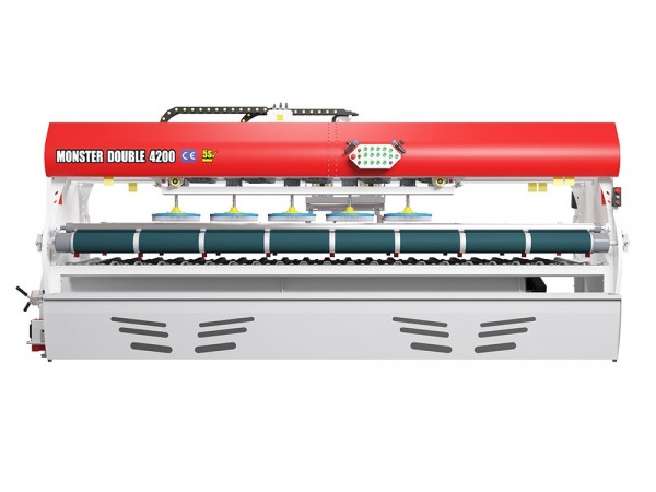 Пълна автоматична машина за пране на килим Monster Double  4200 бяло