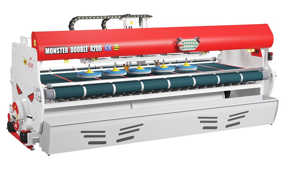 Пълна автоматична машина за пране на килим Monster Double  4200 бяло