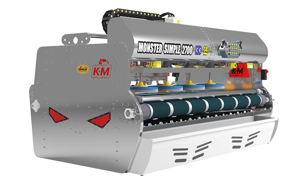 Пълна автоматична машина за пране на килим Monster Simple  2700 хром