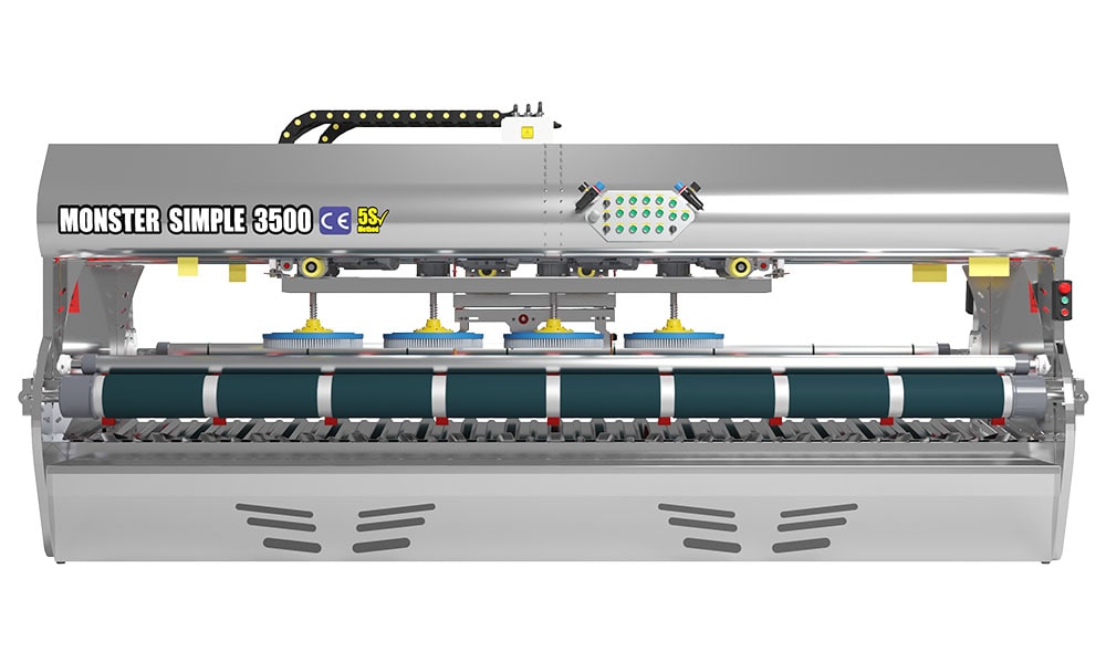 Пълна автоматична машина за пране на килим Monster Simple  3500 хром