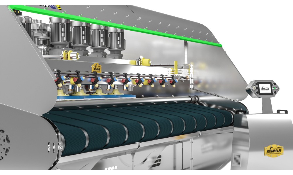 Голям модел пълно автоматична пералня за килими ATAK INOX XL 4300
