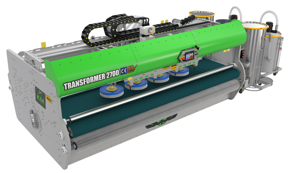 Potpuna automatska perilica za tepihe i prostirke TRANSFORMER 2700 Zelena